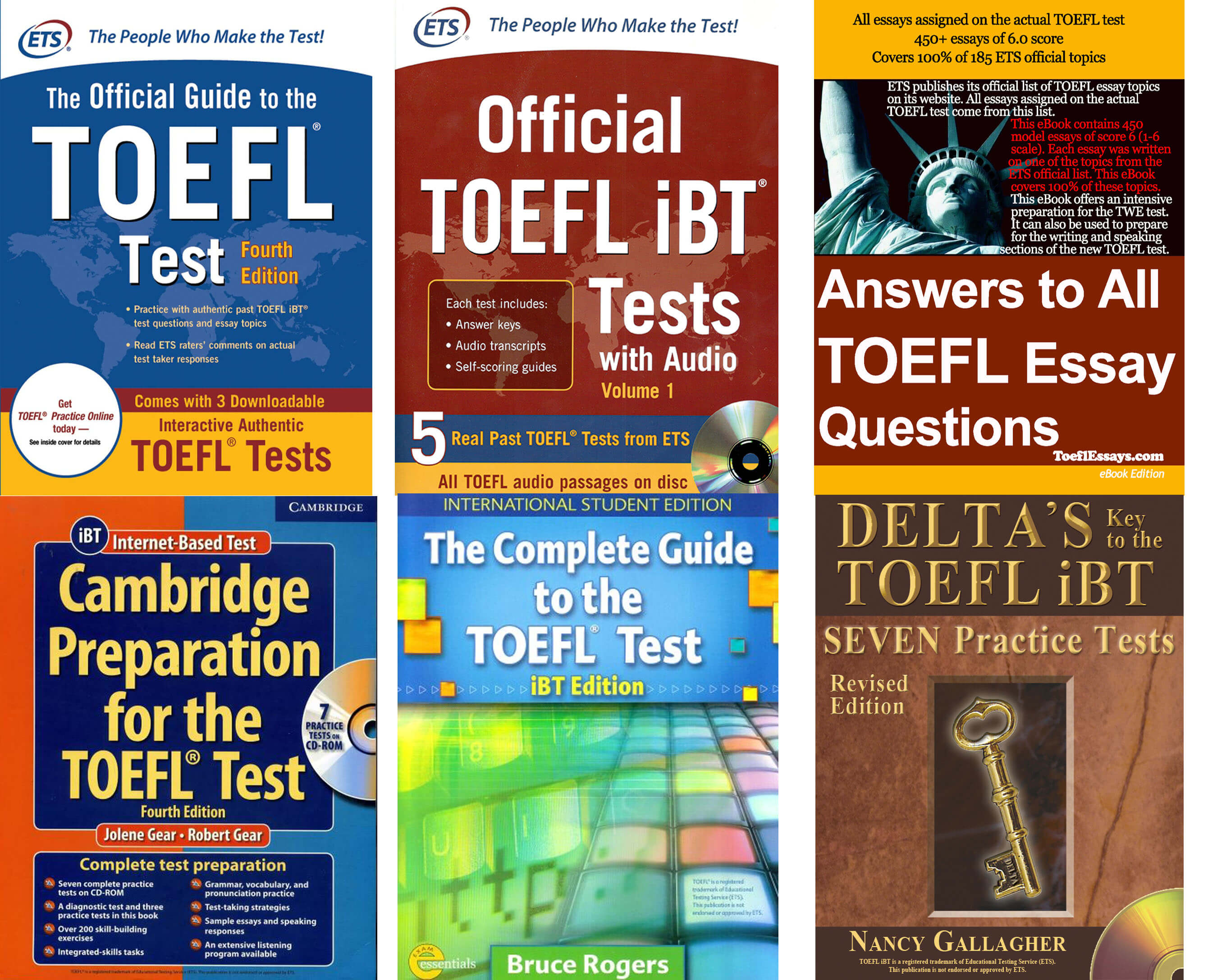 18 کتابی که برای آماده شدن برای آزمون TOEFL نیاز دارید